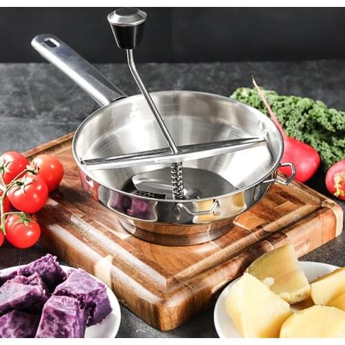 Stainless Steel Rotary Food Mill Great for Making Puree or Soups of Vegetables Creative Home Kitchen Tools