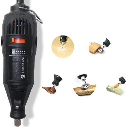 110V/220V Multi Speed Mini Electric Rotary Grinder DIY Drill Polishing Machine