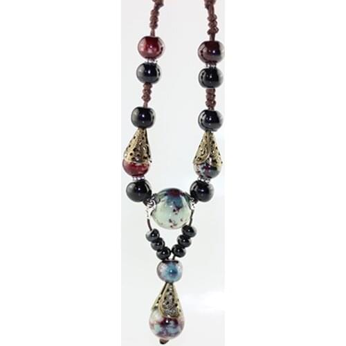 Fashion womens Ceramic gift jewelry necklaces female accessories pendant necklaces for women #1080