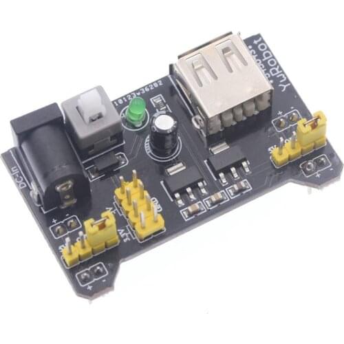 MB-102 Module 2 Channel Board MB102 DC 7-12V Micro USB Interface Breadboard Power Supply Module for arduino Diy Kit