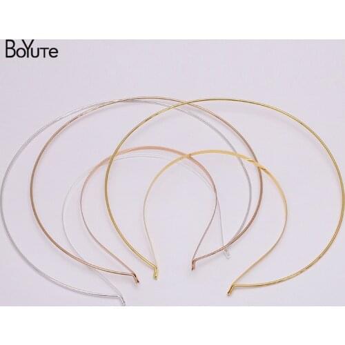 BoYuTe New Arrive (10 Pieces/Lot) 210*210MM Metal Iron Headband Crown Tiara Base Diy Jewelry Making Handmade Materials