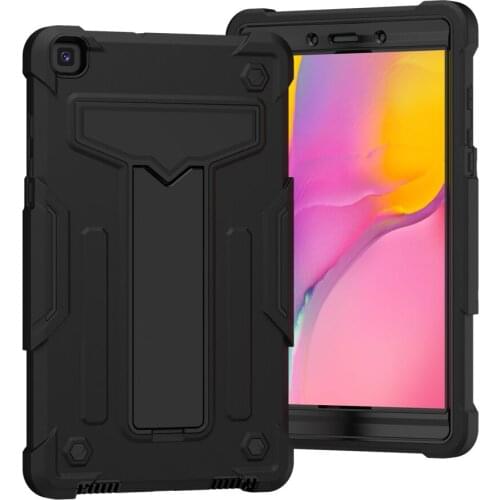 For Samsung Galaxy Tab A 8.0 2019 T295 T290 Cover Kids Safe Shockproof T-shaped Bracket Robot Silicone For tab a t295 t297 Case