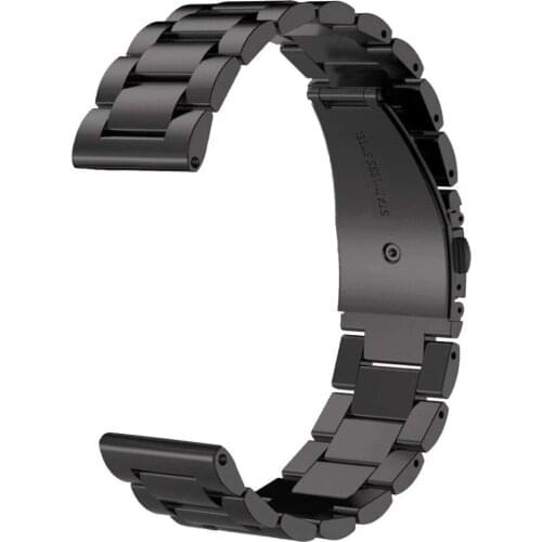 Stainless Steel Metal Strap For Xiaomi Amazfit Stratos 3 /Stratos 2/Pace/GTR 47MM Band For Huawei Watch GT 2 46mm Bands