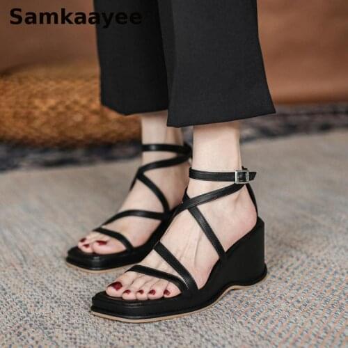 Женские туфли с ремешком Samkaayee China At AliExpress