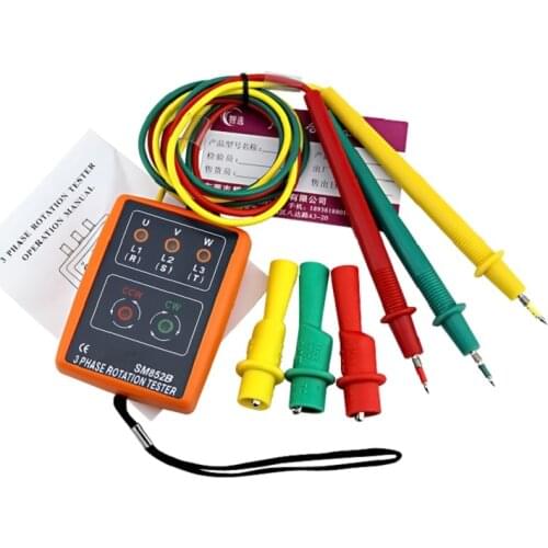 SM852B Three-Phase Phase Tester L