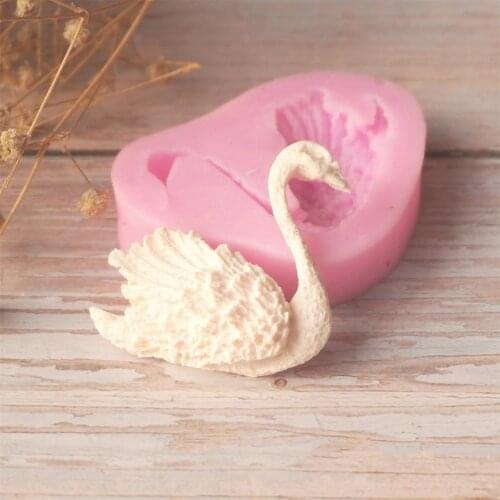 Sugarcraft The swan silicone mold fondant mold cake decorating tools chocolate gumpaste mold