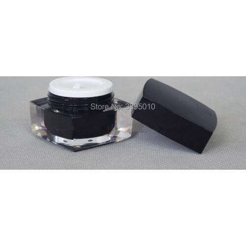 10g cosmetics cream container, plastic square makeup bottle, eye serum jar bottle container F615