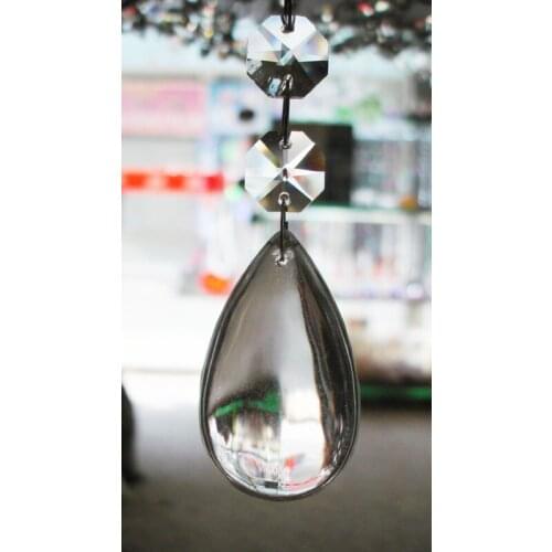 12 sets crystal oval pendant crystal chandelier pendant for DIY curtain chandelier parts