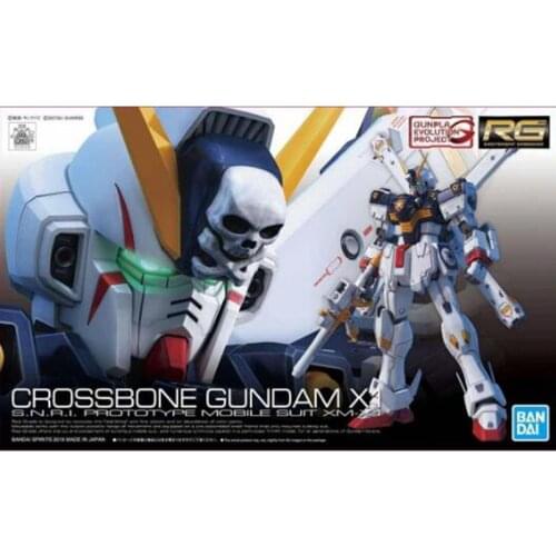 2020 new oriiginal model building kits Bandai Genuine Gundam Model 1/144 Rg 31 Cross Bone X-1 Pirate Gundam X1 action figure