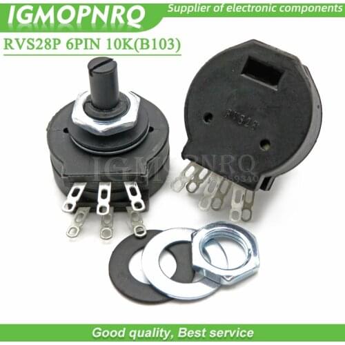 5PCS RVS28P-B103 2W 10K welding machine parts RVS28 B103 6PIN Original new Electric welding machine potentiometer