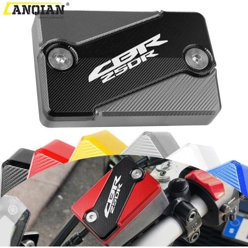 For Honda CBR250R CBR250 CBR 250 R 2010 2011 2012 2013 Motorcycle CNC Aluminum DIRT BIKE Front Brake Fluid Reservoir Caps Covers