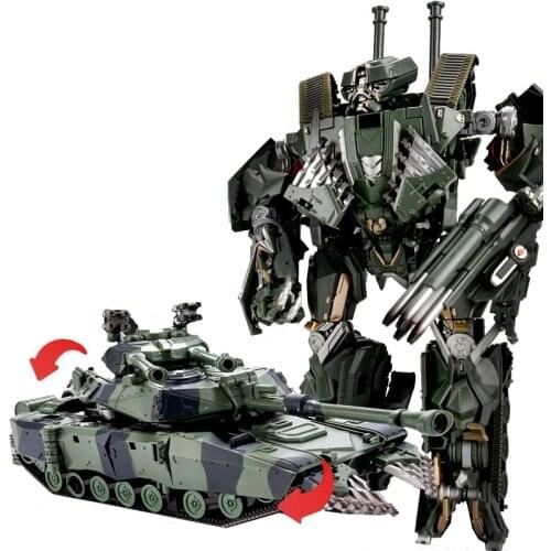 BMB Big Size 28CM LS10 Transformation Toys Boy Black Mamba LS-10 Alloy Anime Action Figure Robot Car Tank Model Movie Kids Gift