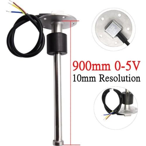 900mm 0-5V Stainless Steel Car Boat Fuel Level Gauge Sensor Custom resolution 10mm