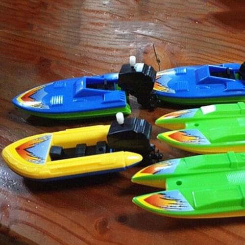Baby Toy Kid Wind Up Clockwork Boat Ship Toys Bath Toy Play Water Bathroom