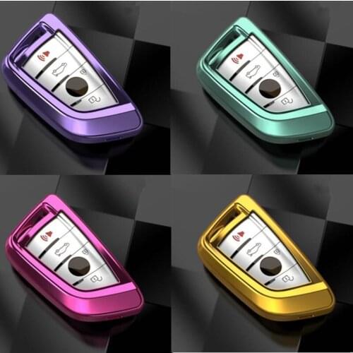 For BMW X1 X2 X3 X4 X5 X6 TPU Car Key Cover Case Protective Shell 1 2 3 5 7 Series 525 320li 530 Auto Car Accessories Styling