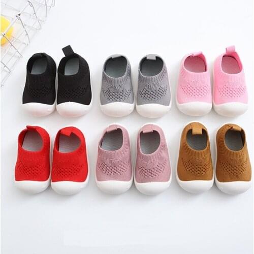 Kid Baby First Walkers Shoes Breathable Infant Toddler Shoes Girls Boy Casual Mesh Shoes Soft Bottom Comfortable Non-slip Shoes