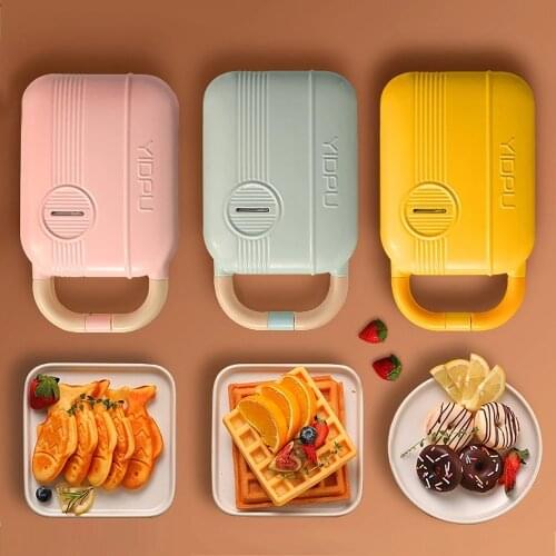 220V Electric Sandwich Maker Waffle Maker Toaster Baking Breakfast Machine takoyaki Pancake Sandwichera Egg Cake Oven 650W