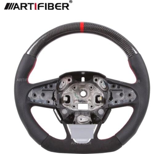 Race display 100% Real Carbon Fiber Steering Wheel for Renault Megane ，Clio