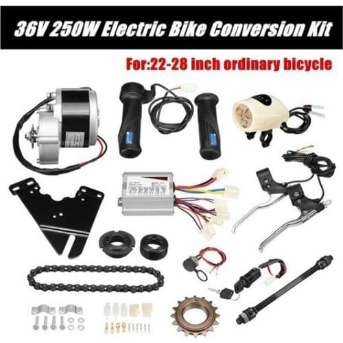 Electric Bike Conversion Kit 36V 250W Scooter Motor Regulator Electric Scooter Accessories Ebike Controller Cycling Hiking Set
