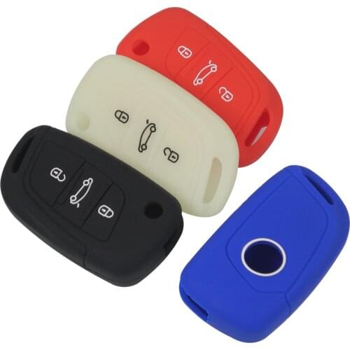 Kutery 3 Buttons Silicone Remote Car Key Cover For Citroen C2 C3 C4 C5 DS4 For Peugeot 107 207 307 407 308 607 Protect Replace