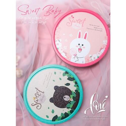 Fashion New Year Chinese New Year Cookie Box Candy Tinplate Snowflakes Box Packaging Bag Large Gift Box Birthday Party