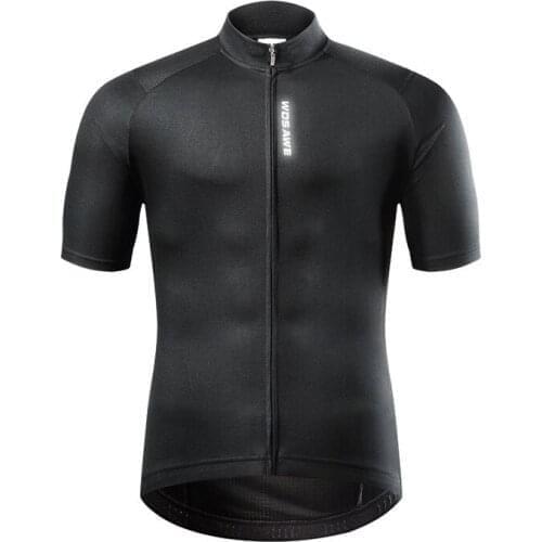 WOSAWE Mens Cycling Short Sleeve Cycling Jersey Moisture Wicking Breathable Quick-drying Cycling Jacket