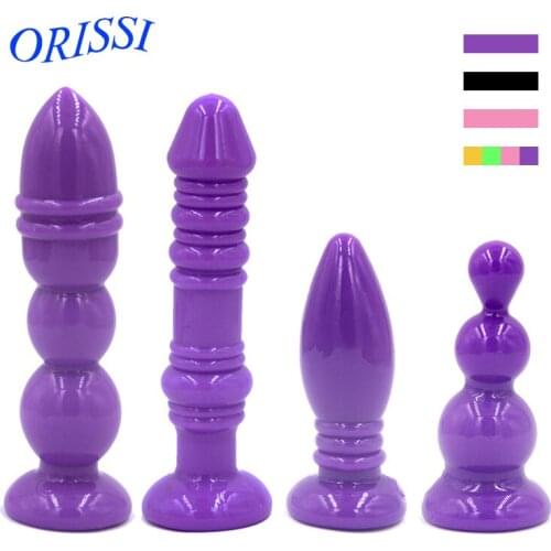 ORISSI Soft Medical Anal Plug Sex Toys For Woman Butt Plug Massager Anus Plugs Masturbator Anal Dildo Anal Sex Product