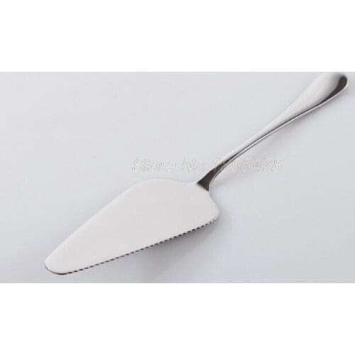 100PcsNew Cake Pizza Cheese Shovel Stainless Steel Baking Cooking Tools or Ice Cream Server Western Turner Divider