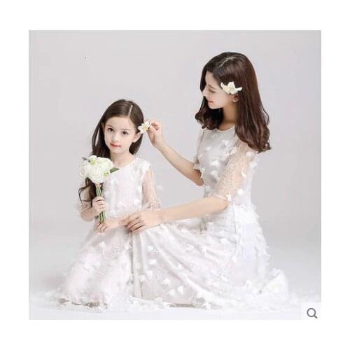 Mother Daughter Dresses Christmas Wedding Princess Winter Birthday Family Look Dress New Year Family Look Dress New Year