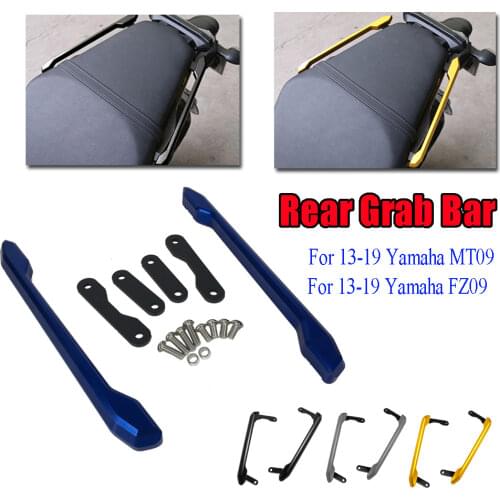 Motorcycle Rear Grab Bars Rear Seat Pillion Passenger Handrail Handle For Yamaha MT09 FZ09 MT FZ 09 13-19 2019 2018 2017 2014