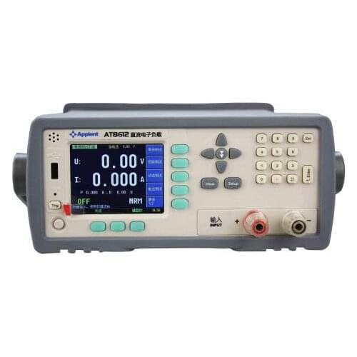 Programmable DC Electronic Load 300W 150V 30A 3.5'' TFT LCD RS232 Handler Battery Test Max.999 AH CC/CV/CP/CR AT8612