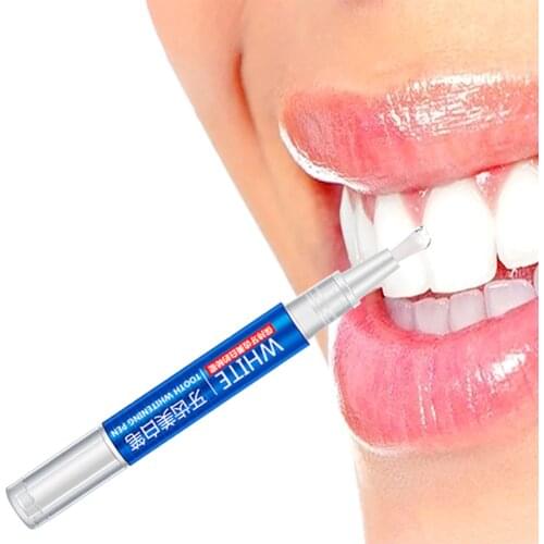 1pcs 3ml Popular White Teeth Whitening Pen Tooth Gel Bleach Remove Stains Oral Hygiene Home Tooth Bleaching Pen Hot Sale