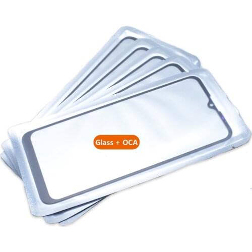 Touch Panel Front Screen Glass with OCA Film Replacement For Moto G7 G8 G9 G10 One Version Top Lens Cover