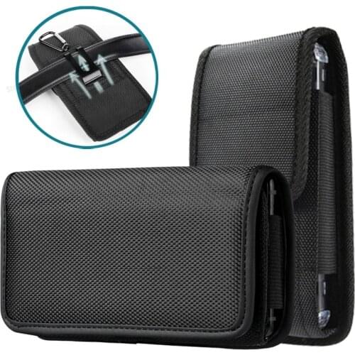 Oxford Cloth Belt Clip Phone Case For Sony Xperia 10 III 8 L5 L4 Waist Holster Flip Phone Bag For Xperia 5 ace II 1 III 4 Cover