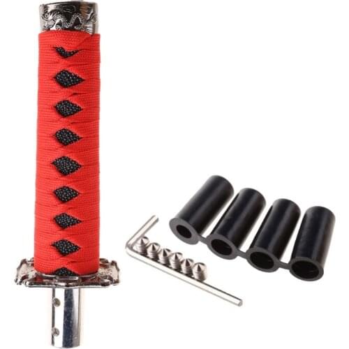 Fashion 1 Set Universal Samurai Sword Vehicle Car Shift Knob Katana Metal