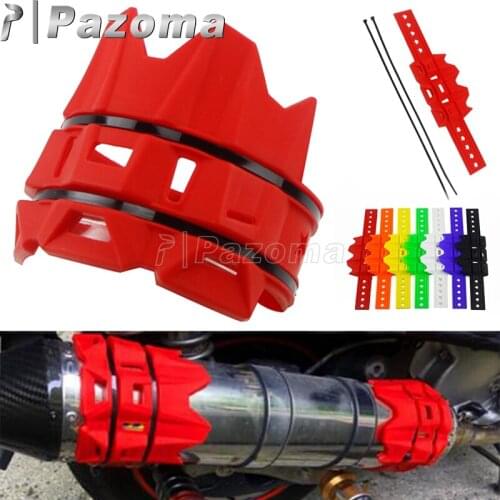 Universal MX Motorcycle Exhaust Muffler Pipe Protector Shield Cover Protector For HONDA CR80 125 250 CRF 230 EXC Dirt Bike