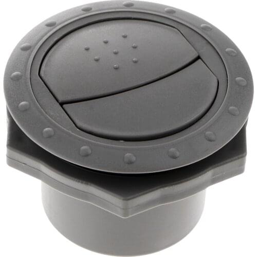 RV Motorhome Roof Vent Exhaust Air Flow Vent Plastic Interior Grey - 60mm RV Trailer Camper round air vent durable ABS plastic