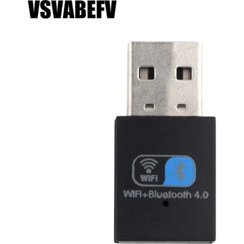 WIFI adapter BlueTooth 4.0 protocol USB 2.0 2.4Ghz For Windows 2000/XP/Vista/WIN 7/WIN CE/LINUX/MAC OS IEEE 802.11b/g/n