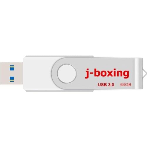 64 GB USB 3.0 Flash Drive 64GB Thumb Drives 3.0 Swivel Memory Stick USB 3.0 Drive Backup Jump Drive for Storage USB Stick White
