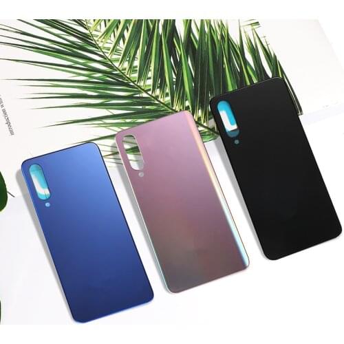 Mi9SE 100% Real Housing For Xiaomi Mi 9SE Glass Battery Cover Repair Back Door Phone Rear Case + Sticker Glue