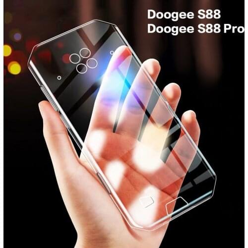 For Doogee S88 Case Ultra Thin Clear Soft TPU Case Cover For Doogee S88 Pro Couqe Funda