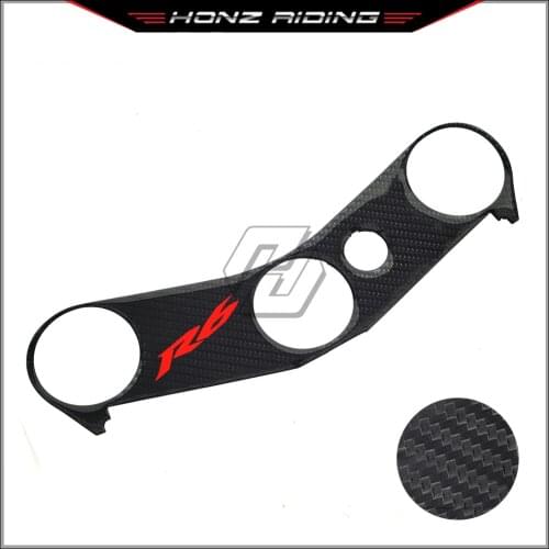 For YAMAHA YZF600 R6 2006 2007 Motorcycle Top Triple Clamp Yoke R6 Sticker Carbon Look