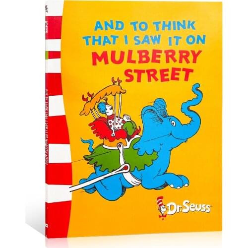 AND TO THINK THAT I SAW IT ON MULBERRY STREET Dr.Seuss Kids Storybook Children Learning English Picture Book Early Education