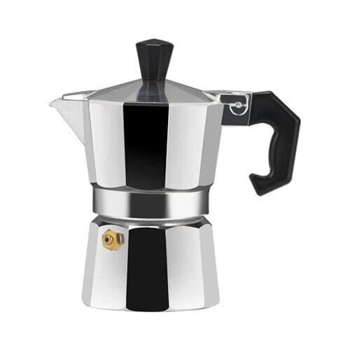 Coffee Maker Aluminum Mocha Espresso Percolator Pot Coffee Maker Moka Pot 1cup/3cup/6cup/9cup/12cup Stovetop Coffee Maker