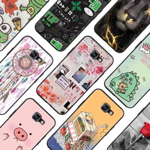 Cute Black Case Phone Case For Samsung Galaxy A510/A5 2016/SM-A510F Fashion Design Anti-dust Soft