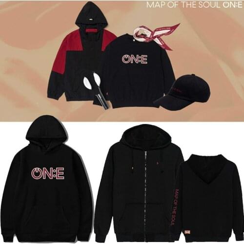 MAP OF THE SOUL ON:E Man Hoodies Man Sweatshirt Lounge Wear Casual Cloth Fleece Loose Man Hoodies Plus Size 3XL