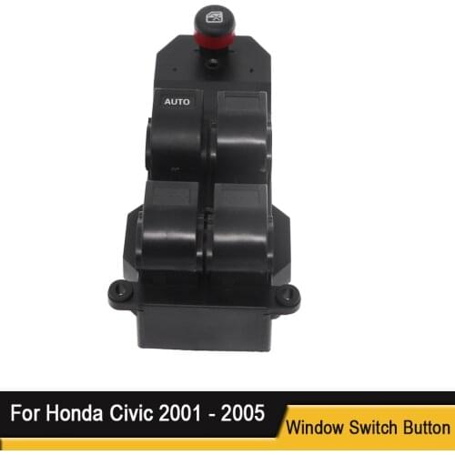 Window Switch Control Switch Car Master Power 35750-S5A-A02ZA 35750S5AA02ZA for Honda Civic 2001 2002 2003 2004 2005