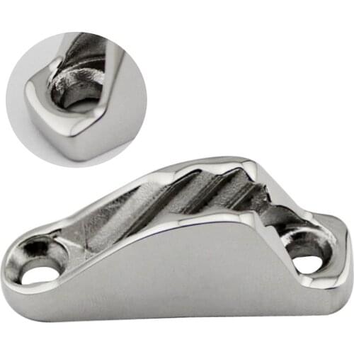 Sailing Rigging 316 Stainless Steel /Jam Fairlead Cleat Polished Silver for Line Sizes 3mm/6mm