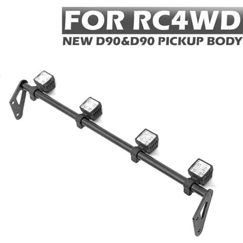 Durable Roof Rack Stainless Steel Roof Spotlight Rack Frame for RC4WD 2015 D90 Pickup RC Car Truck Parts Modification Kits