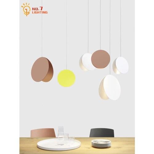 Danish Design Simple Individual Modern Pendant Lights Led E27 Iron Art Acrylic Hanging Lamp for Dining/living Room Bedside Bar
